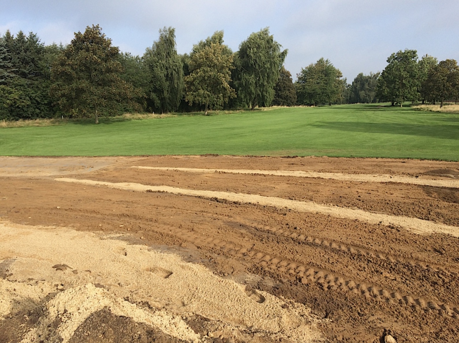 Neue Drainagestränge Vorgrün 2